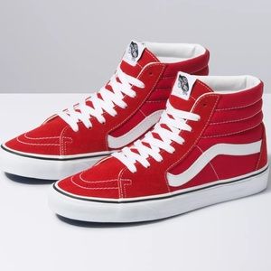 Vans Red Sk8-Hi High Top